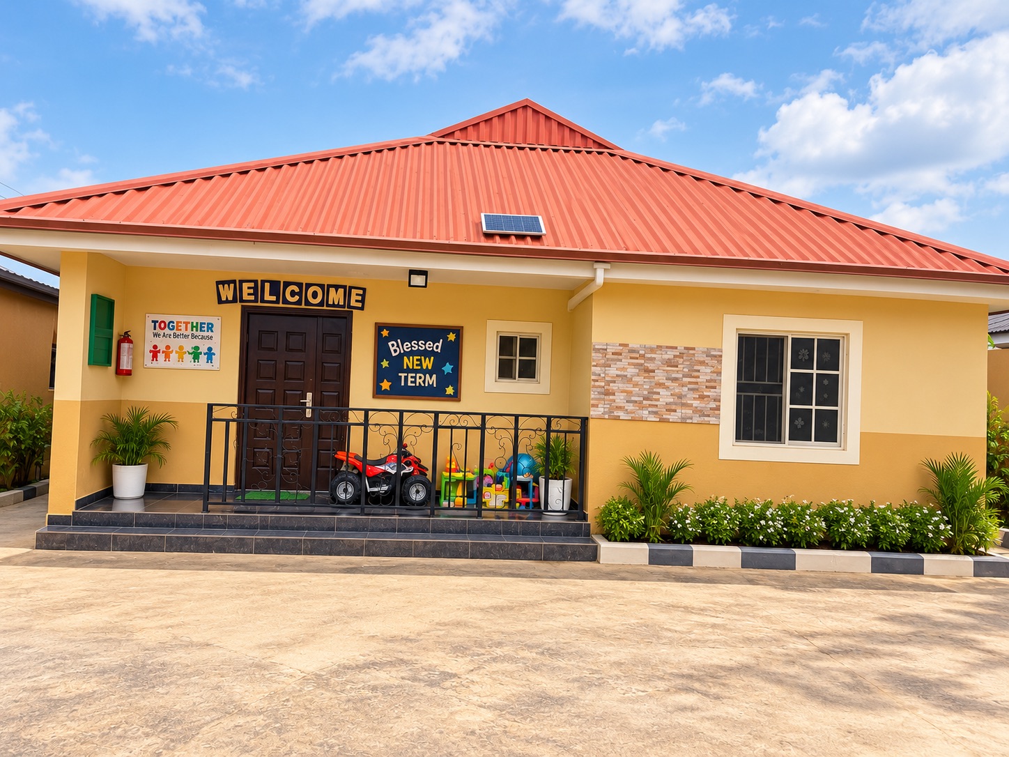 Graceful Pillar City learning centre exterior